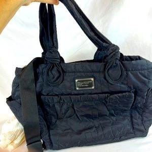 Marc by Marc Jacobs Black quilted diaper bag
